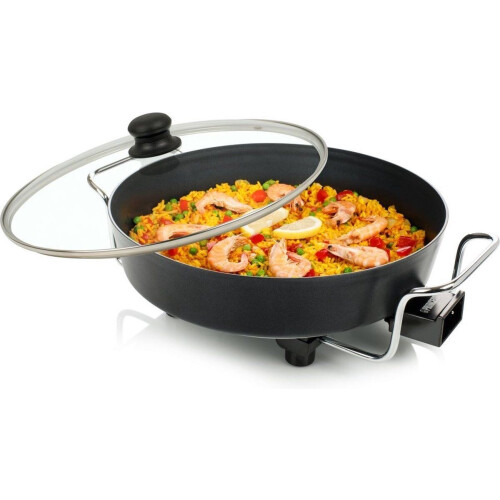 Princess 162367 - XL Snackpan - 1800W - 5.4 Liter - Regelbare thermostaat - Zwart