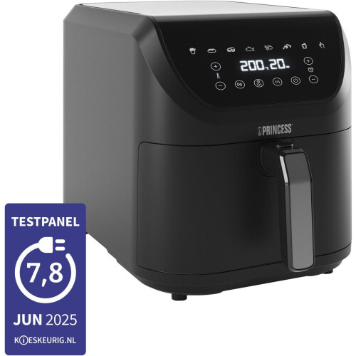 Princess 182256 - SlimFry Airfryer - 8L - 2000W - Digitale Touchscreen - Zwart Tweedehands