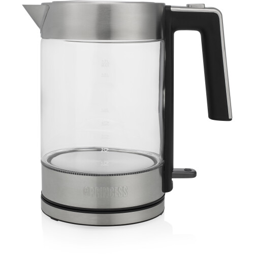 Princess 236041 - Waterkoker - 2200W 1,7L 360 graden draaibaar - Aluminium zwart