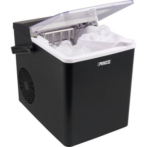 Princess 283098 - IJsblokjesmaker - 9 blokjes in 6 minuten - 1,75L - Zwart - 150 Watt - Zelfreinigingsfunctie