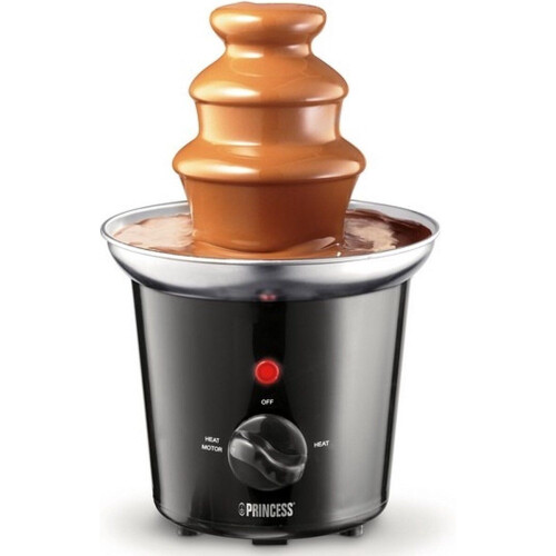 Princess 292994 - Chocoladefontein - 3 Lagen - Warmhoudfunctie - Zwart Tweedehands