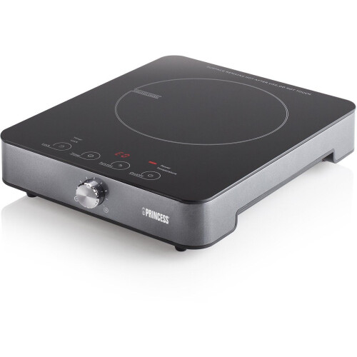 Princess 303010 - Inductie Kookplaat - Digitaal LED-display 1800 Watt - Zwart Tweedehands