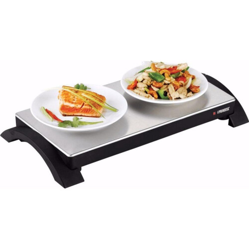 Princess 312295 - Warmhoudplaat - Draadloos - 1000W - Zilver