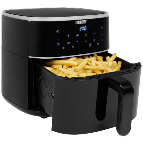 Princess Digitale Airfryer XL 182244 - Heteluchtfriteuse - 6 liter - PFAS vrij - Digital Touchscreen - 8 Automatische Programma's - Zwart Tweedehands