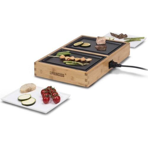 Princess Dinner4two Pure 104020 - Gourmetstel - Teppanyaki - Uitbreidbaar tot 10 personen - Bamboe Tweedehands
