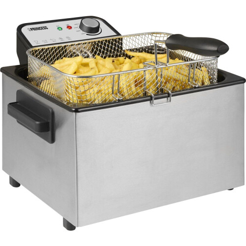 Princess Friteuse 184090 - Grote friteuse 5 Liter 3270 W - Kijkvenster - Koude zone Tweedehands