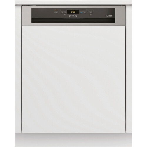 Privileg P0B ECO D541 X - Half-geïntegreerde Vaatwasser - 14 couverts - C-klasse - 41 dB - RVS Tweedehands