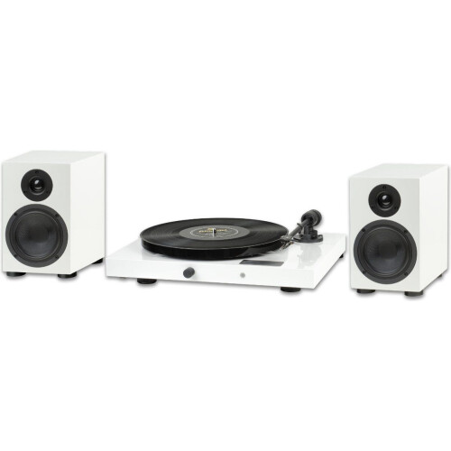 Pro-Ject Jukebox E1 - Draaitafel Systeem - Plug&Play met Speaker Box 5E - Wit Tweedehands