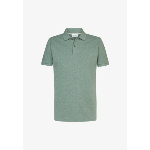 PROFUOMO Poloshirt - Korte Mouw - Regular Fit - Groen - Maat XXL Tweedehands