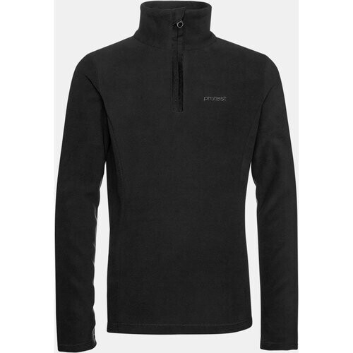 Protest Mutey 1/4 Zip Trui Junior Zwart Tweedehands