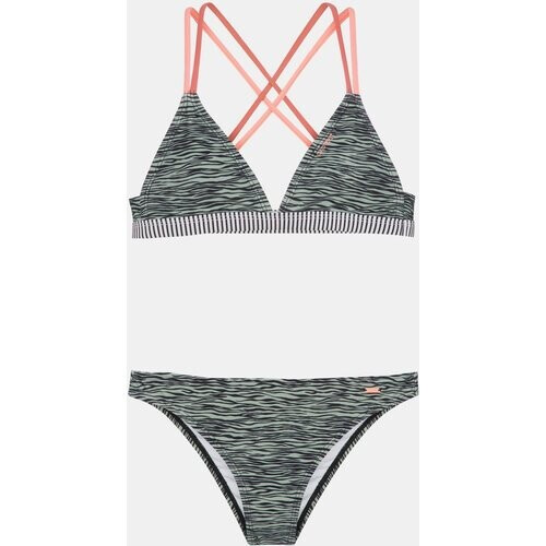 Protest Prteva Jr Triangle Bikini Middengroen/Lichtroze Tweedehands