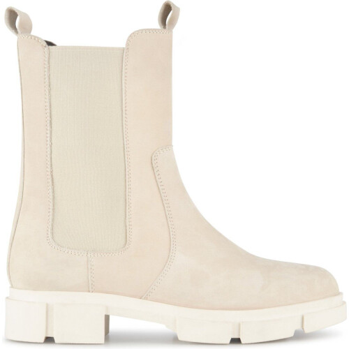 PS Poelman LYNN - Chelsea Laarzen - Nubuck - Light Beige - Maat 38 Tweedehands