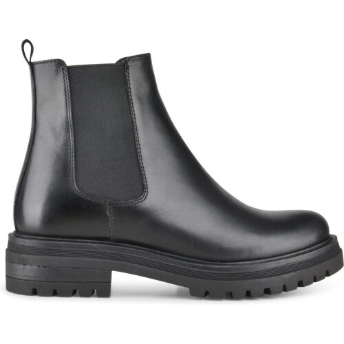 PS Poelman Mink - Chelsea Laarzen - Leer - Zwart - Maat 39 Tweedehands