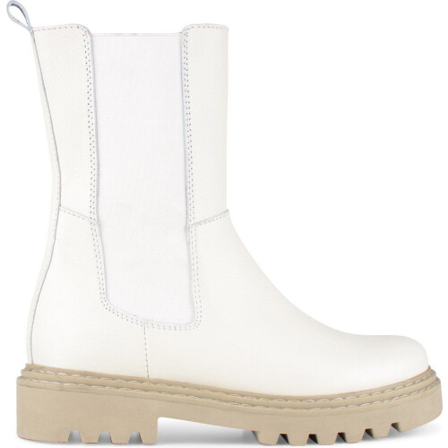 PS Poelman SATURNO - Chelsea Laarzen - Chunky zool - Crème - Maat 36