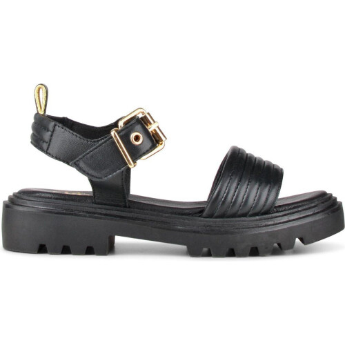 PS Poelman SATURNOS - Dames Sandalen - Chunky - Zwart - Maat 39 Tweedehands