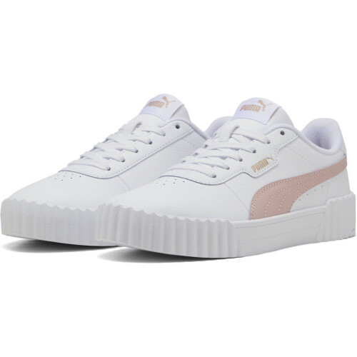 PUMA Carina 3.0 - Lage sneakers - SOFTFOAM+ - PUMA White-Rose Quartz-PUMA Gold Tweedehands