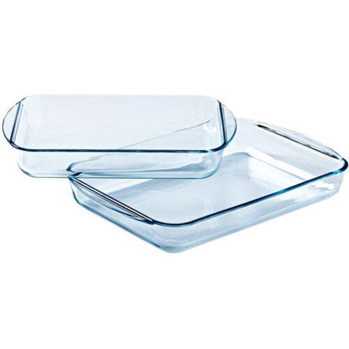 Pyrex Essentials - Ovenschaal Rechthoek met Grepen - Borosilicaatglas Tweedehands