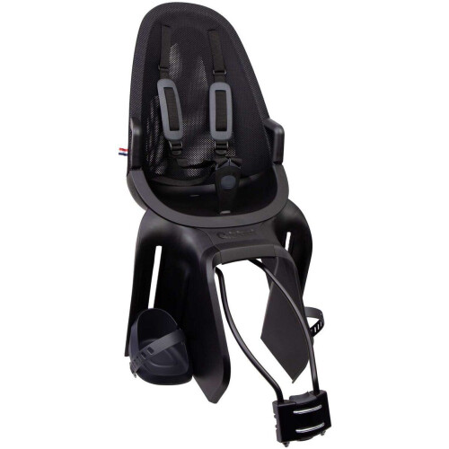 Qibbel Air - Fietsstoeltje Achter - Framebevestiging - Midnight Black Tweedehands