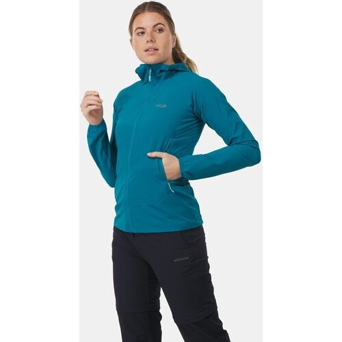 Rab Borealis Softshell Jas Dames Indigo Blauw Tweedehands
