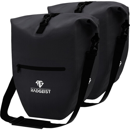 RADGEIST fietstas voor bagagedrager set - 2X tas voor fietsbagagedrager - bagagedraagtas waterdicht Tweedehands