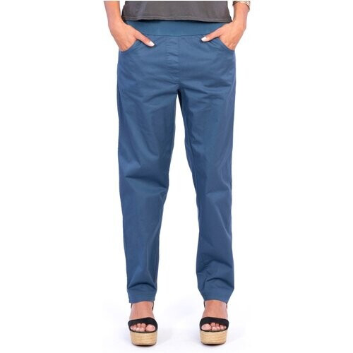 RAVENS VIEW IBIZA dames vegan Broek Dubai Denim Blauw Tweedehands