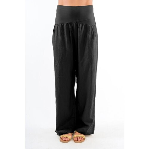 RAVENS VIEW IBIZA dames vegan Broek Elba Zwart Tweedehands