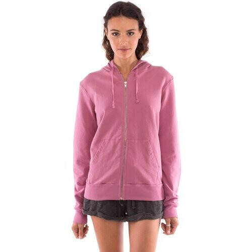 RAVENS VIEW IBIZA dames vegan Hoodie Zip Vedra Violet Roze Tweedehands