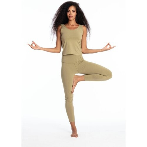 RAVENS VIEW IBIZA dames vegan Legging Deva Dark Aloe Groen Tweedehands