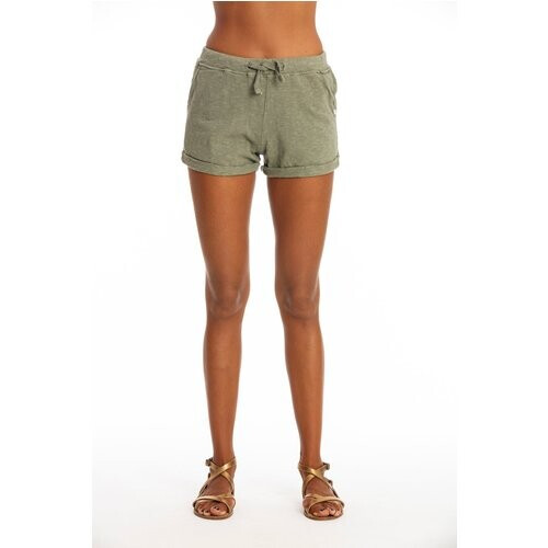 RAVENS VIEW IBIZA dames vegan Mini Shorts Sunset Kaki Groen Tweedehands