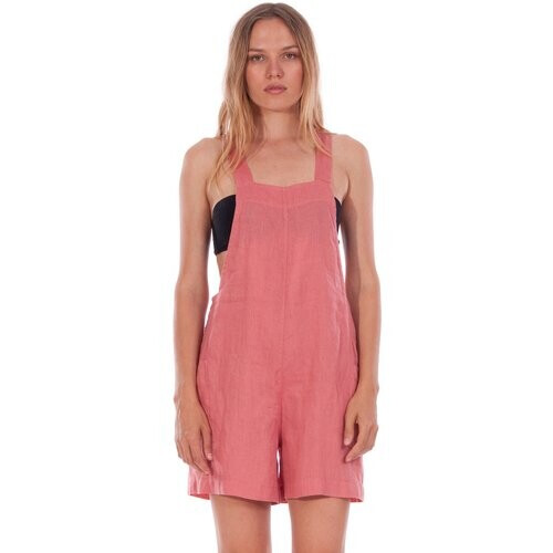 RAVENS VIEW IBIZA dames vegan Playsuit Mykonos Clay Rood Tweedehands