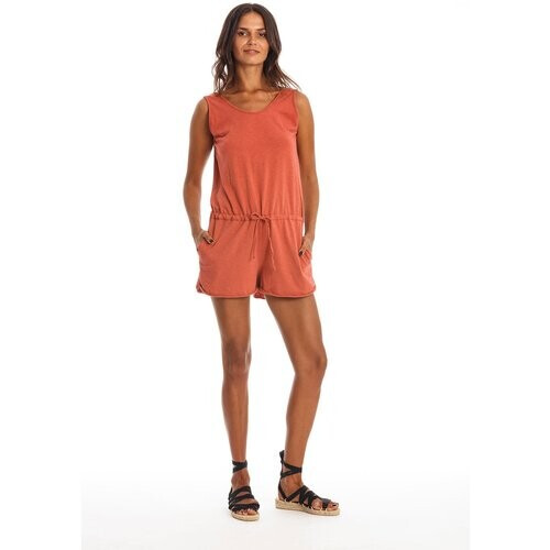 RAVENS VIEW IBIZA dames vegan Playsuit Nina Earth Rood Tweedehands