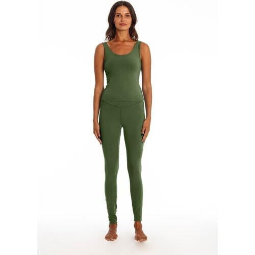 RAVENS VIEW IBIZA dames vegan Top Goa Bosgroen Tweedehands