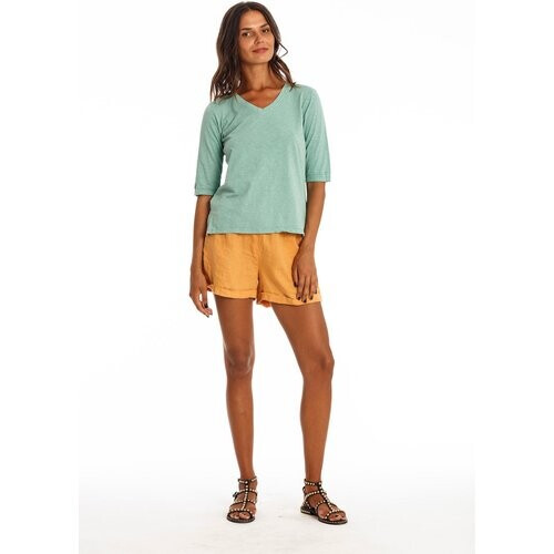 RAVENS VIEW IBIZA dames vegan Top Lisa Cameo Groen Tweedehands