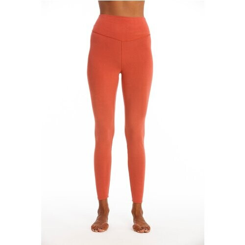 RAVENS VIEW IBIZA dames vegan Yoga Legging Plus Aarde Rood Tweedehands