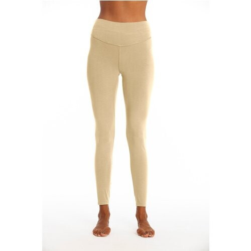 RAVENS VIEW IBIZA dames vegan Yoga Legging Plus Camel Geel Tweedehands