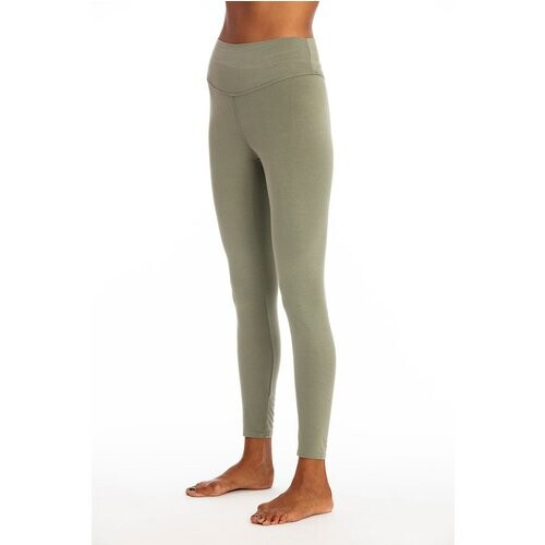 RAVENS VIEW IBIZA dames vegan Yogalegging Plus Kakigroen Tweedehands