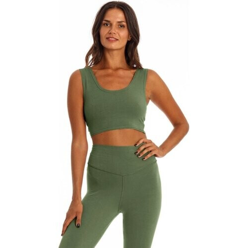 RAVENS VIEW IBIZA dames vegan Yogatopje Bosgroen Tweedehands