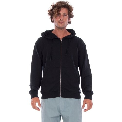 RAVENS VIEW IBIZA mannen vegan Hoodie Met Rits Ibiza Zwart Tweedehands