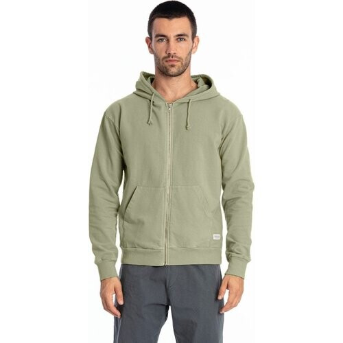 RAVENS VIEW IBIZA mannen vegan Hoodie Zip Ibiza Kaki Groen Tweedehands