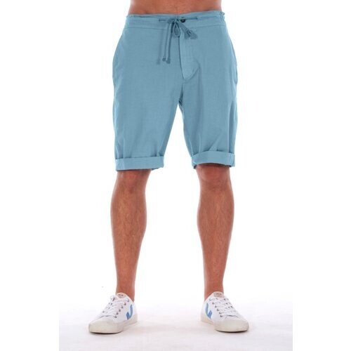 RAVENS VIEW IBIZA mannen vegan Korte Broek Faded Denim Blauw Tweedehands