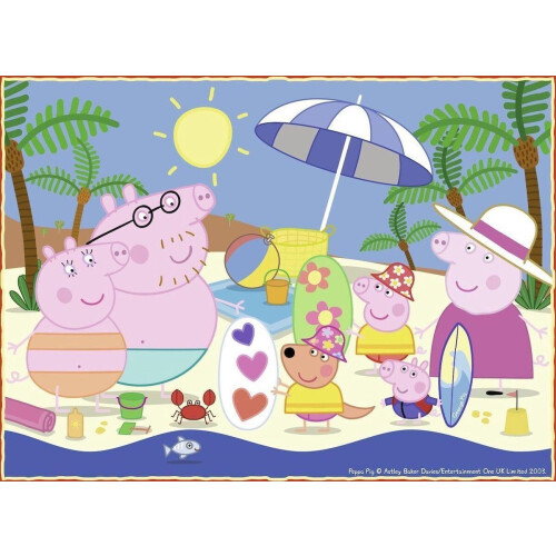 Ravensburger Peppa Pig - 4in1box puzzel - 12+16+20+24 stukjes (4 stuks)