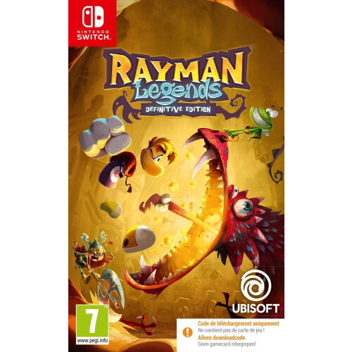 Rayman Legends - Nintendo Switch - Definitive Edition - Code in a box Tweedehands