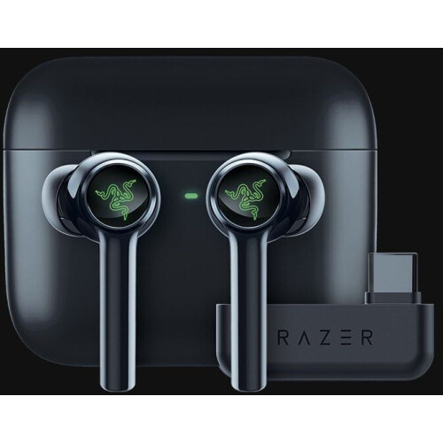 Razer Hammerhead Pro HyperSpeed - True Wireless Earbuds - Ruisonderdrukking RGB - Groen Zwart