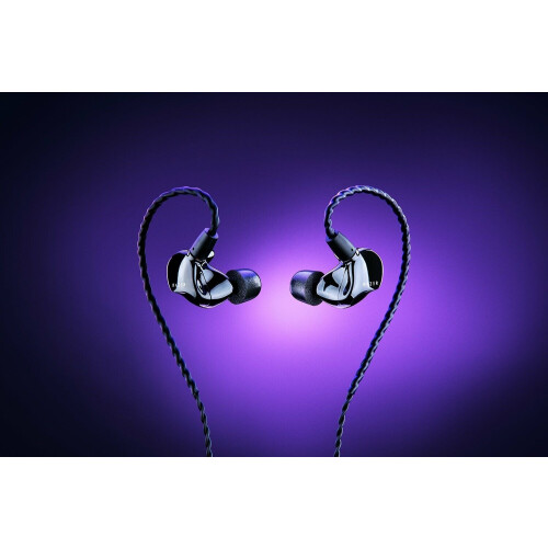 Razer Moray - In-ear monitor - Hybride dual-driver - Zwart
