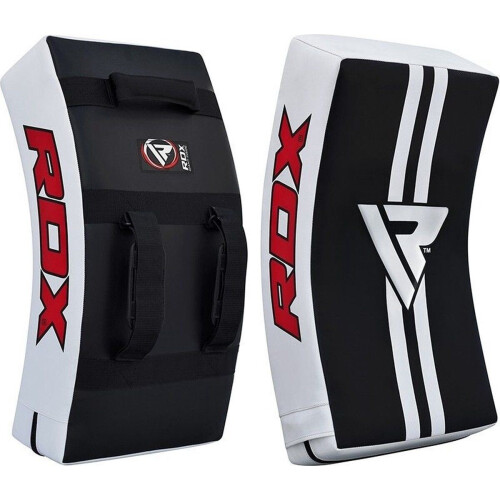 RDX Sports T1 - Curved Kick Shield - Gel Padded - Nylon Hendels