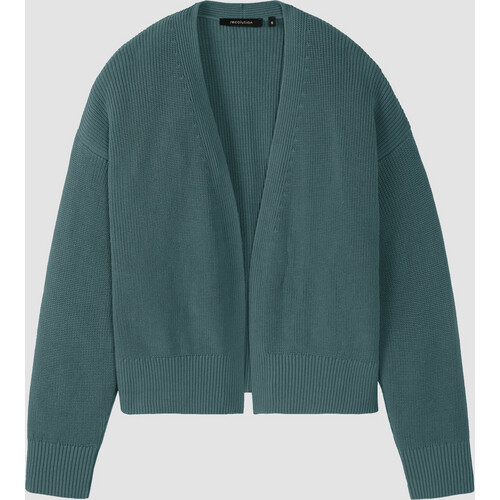 Recolution dames vegan Gebreid Vest Moringa Petrol Tweedehands
