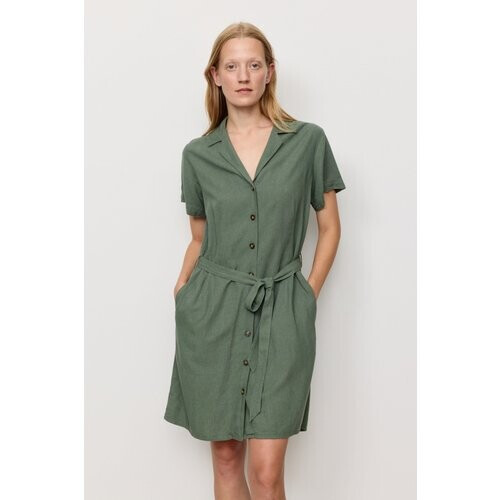 Recolution dames vegan Jurk Yucca Kaki Tweedehands