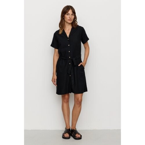 Recolution dames vegan Jurk Yucca Zwart Tweedehands