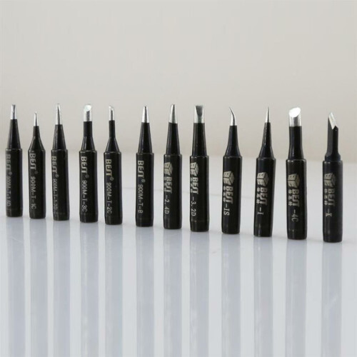 Refurbished 12PCS Welding head for 2 in 1 Soldering station Hot Air Gun Stations SAIKE 8586D etc 900M-T-SERIES Tweedehands