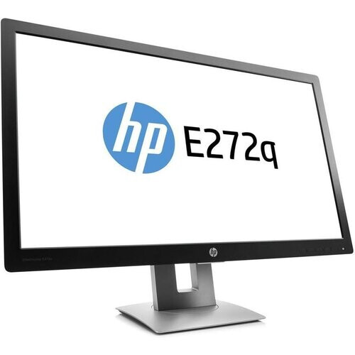 Refurbished 27-inch HP EliteDisplay E272Q 2560 x 1440 LCD Beeldscherm Zwart Tweedehands